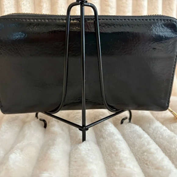 Sold.
Chloe Black Leather Wallet with Gold Bow Hardware. Refurbished - Picture 4 of 10